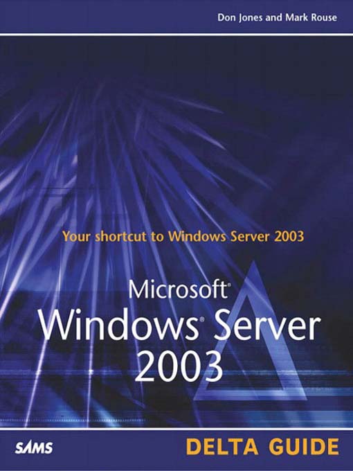 Cover image for Microsoft Windows Server 2003 Delta Guide